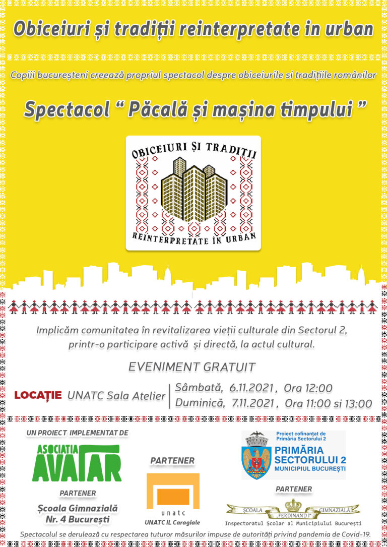 Afis A3 Obiceiuri si traditii reinterpretate in urban Creativ Web